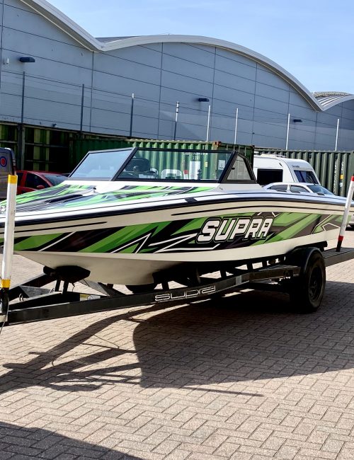 Supra Boat wrap in design in Ashford